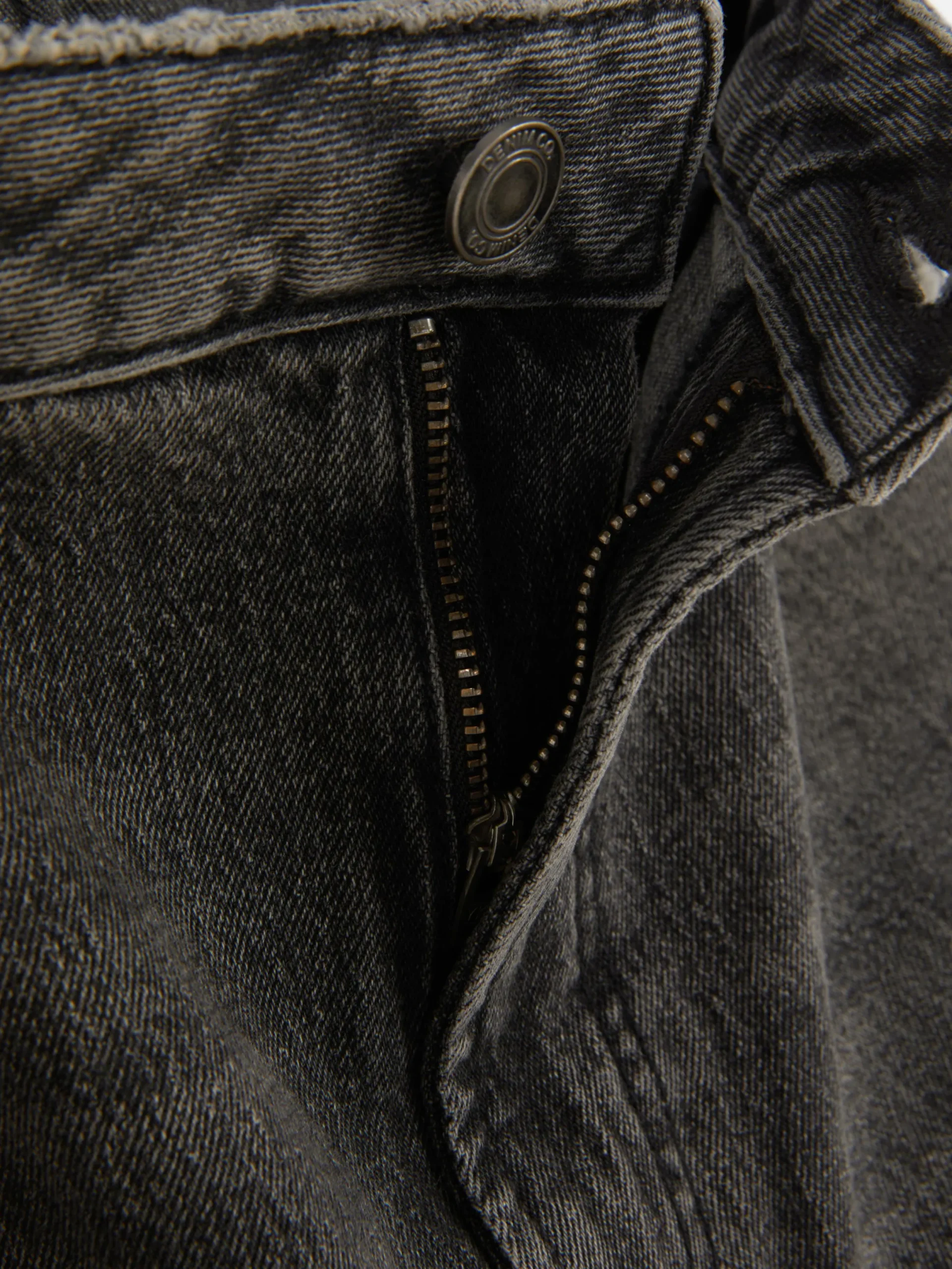 Denim|Jean|Primark Jean Slim Coupe Droite Gris foncé