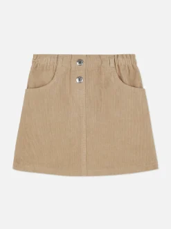 Jupes|Primark Jupe En Velours Côtelé à Poche Grège