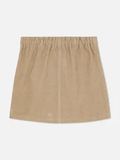 Jupes|Primark Jupe En Velours Côtelé à Poche Grège
