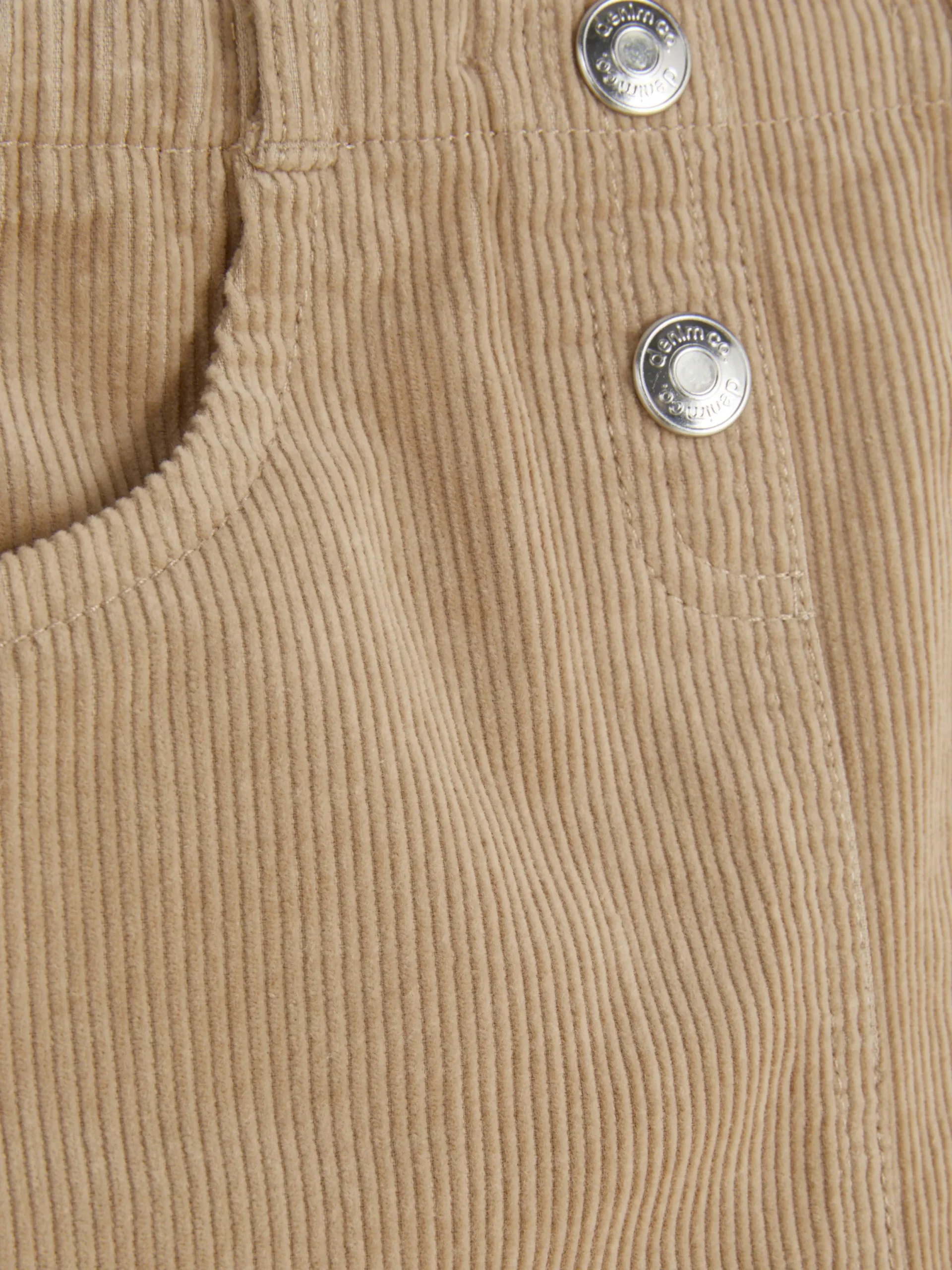 Jupes|Primark Jupe En Velours Côtelé à Poche Grège