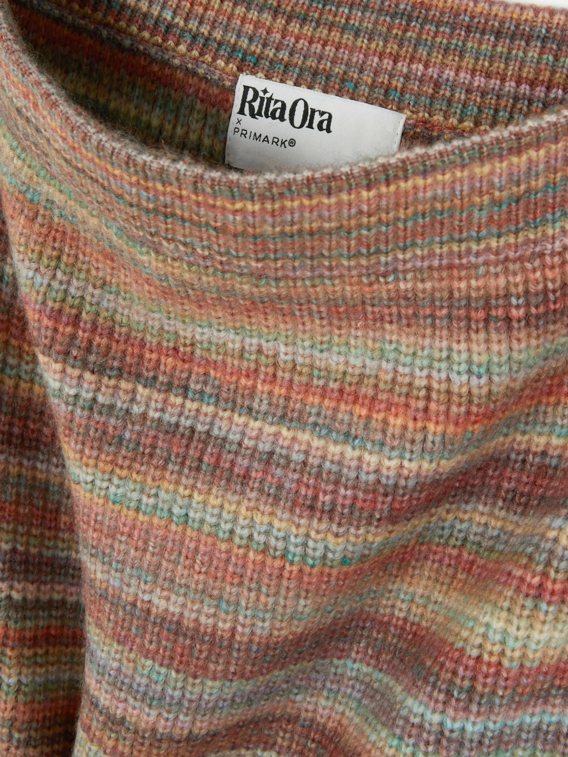 Jupes|Primark Jupe Mi-longue En Tricot Rayé Rita Ora à Coordonner Multicolore