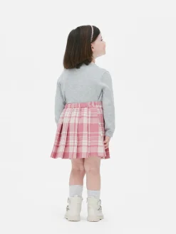 Jupes|Primark Jupe Plissée à Carreaux Rose