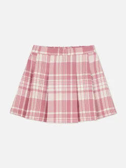 Jupes|Primark Jupe Plissée à Carreaux Rose