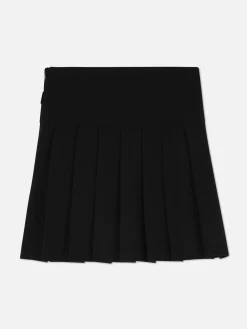 Jupes|Primark Jupe Plissée Avec Ceinture à Boucle Noir