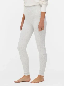 Collants|Pantalons Et Leggings|Primark Legging Chiné Doublé De Velours Duveteux Gris chiné