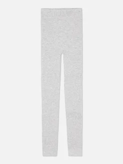 Collants|Pantalons Et Leggings|Primark Legging Chiné Doublé De Velours Duveteux Gris chiné
