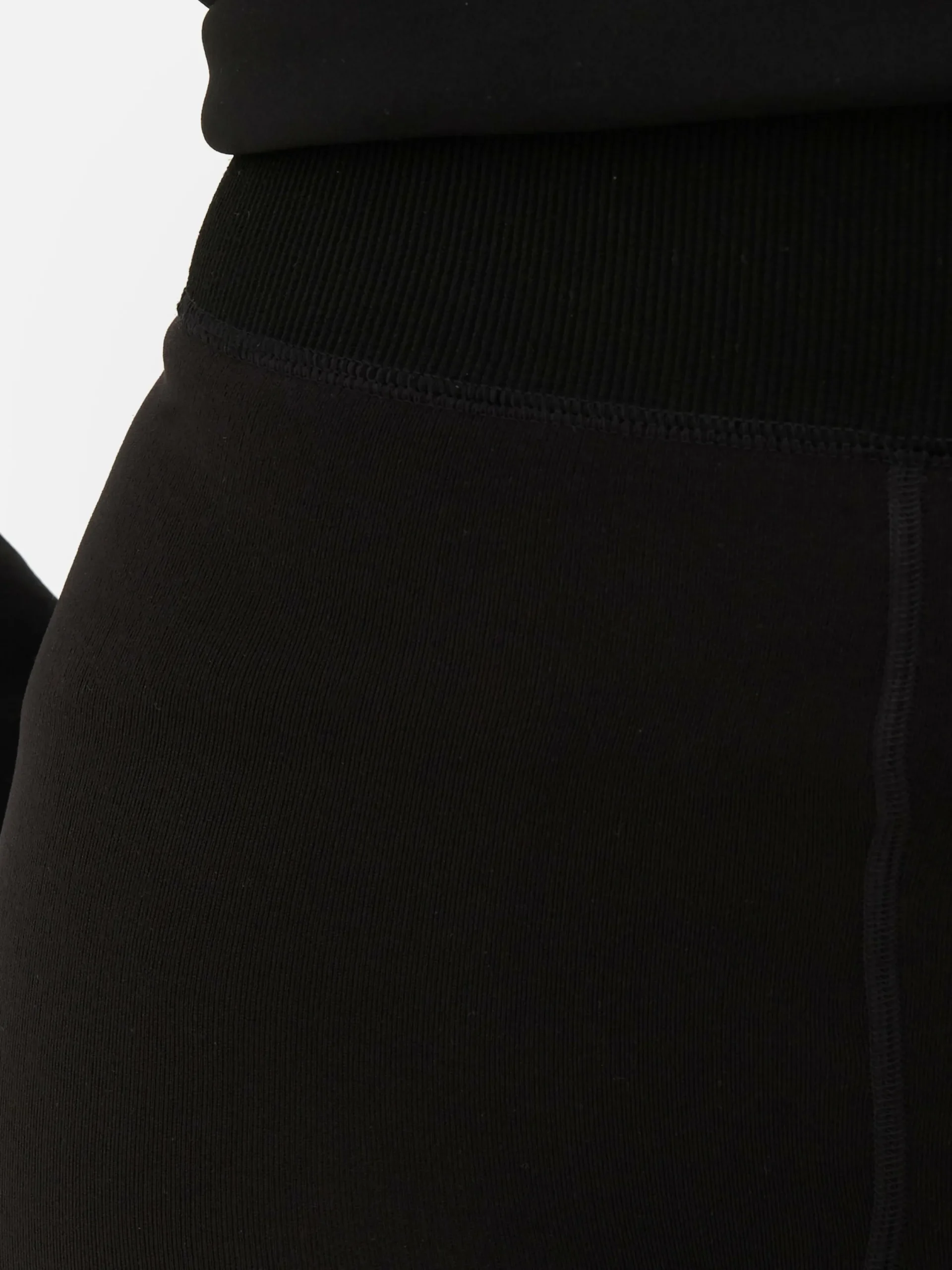 Collants|Pantalons Et Leggings|Primark Legging Court Doublé En Velours Noir