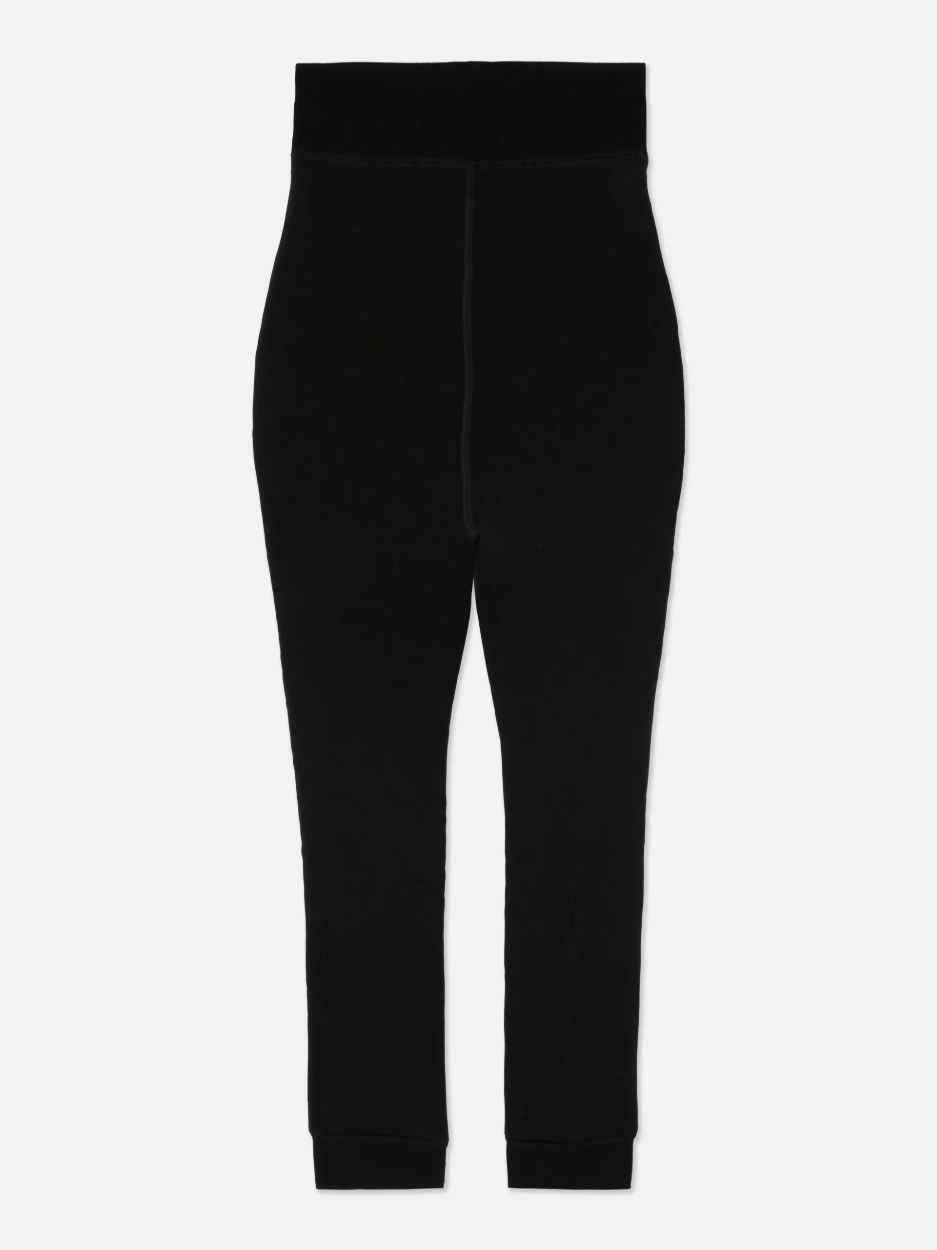 Collants|Pantalons Et Leggings|Primark Legging Court Doublé En Velours Noir