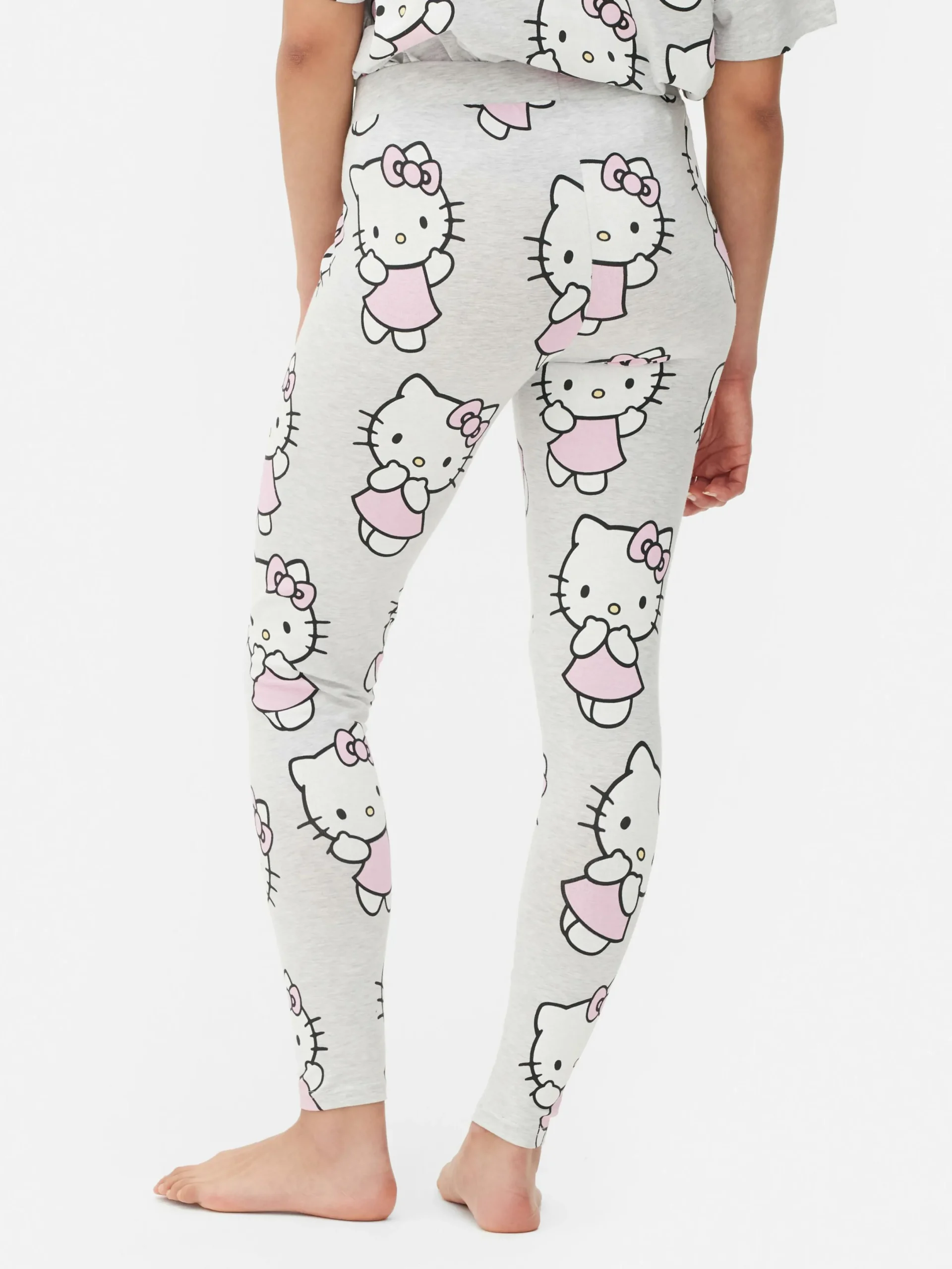 Bas De Pyjama|Primark Legging De Pyjama Hello Kitty Gris chiné