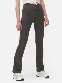 Vêtements De Sport|Primark Legging De Yoga évasé à Taille En V Anthracite