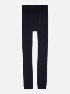 Sous-Vêtements|Primark Legging Doublé En Molleton Bleu marine