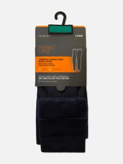 Sous-Vêtements|Primark Legging Doublé En Molleton Bleu marine