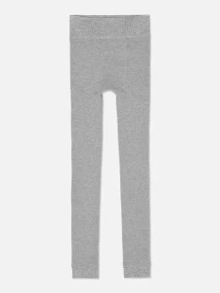 Sous-Vêtements|Primark Legging Doublé En Polaire Molletonnée Gris chiné