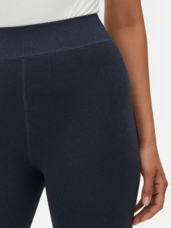Collants|Denim|Primark Legging Effet Denim Doublé De Velours Duveteux Bleu marine