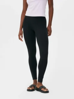 Pantalons Et Leggings|Primark Legging En Coton Noir