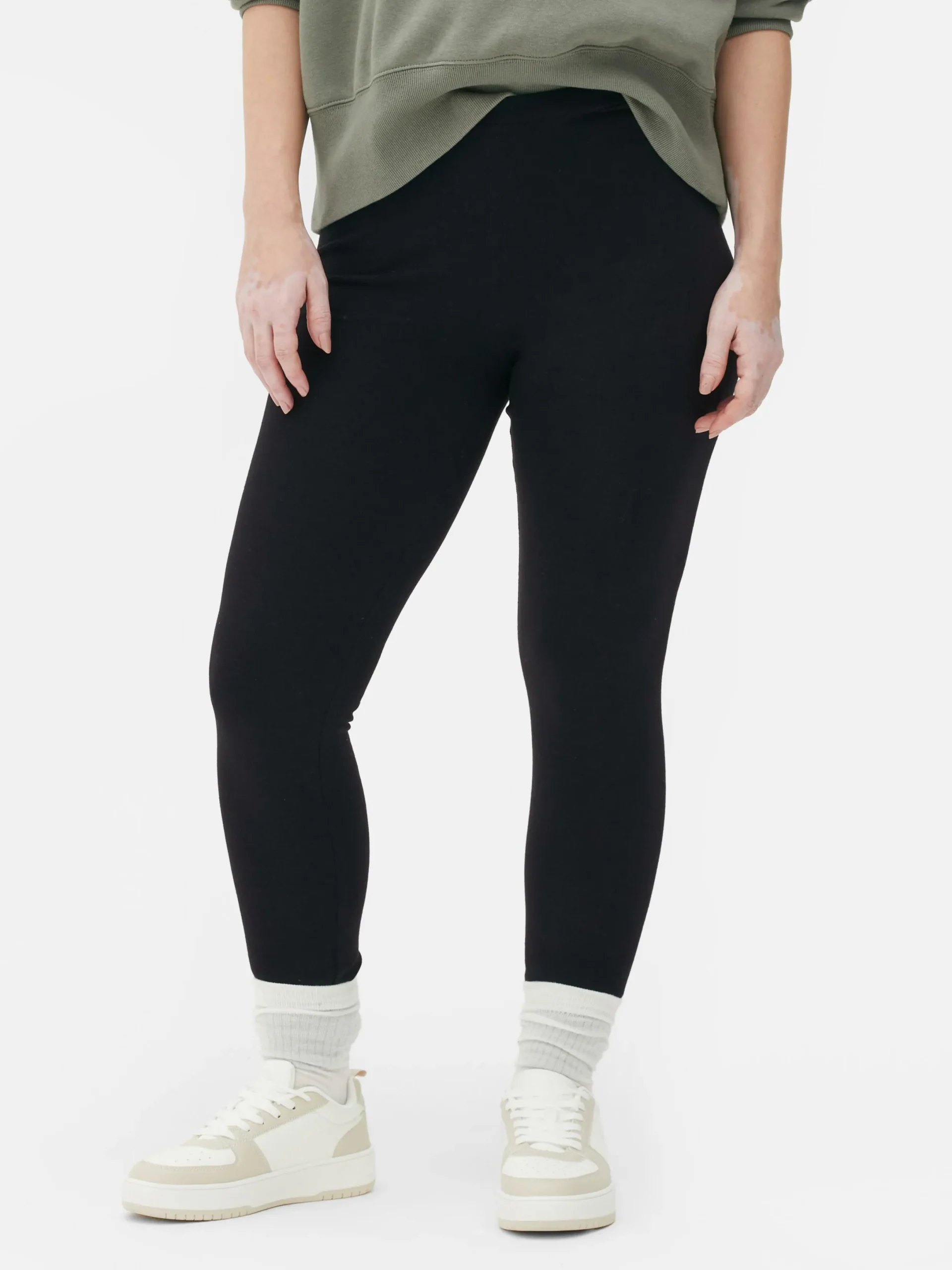 Pantalons Et Leggings|Primark Legging En Coton Noir
