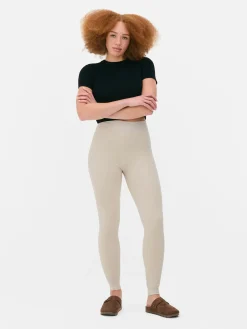 Collants|Pantalons Et Leggings|Primark Legging En Velours à Doublure Duveteuse Sable