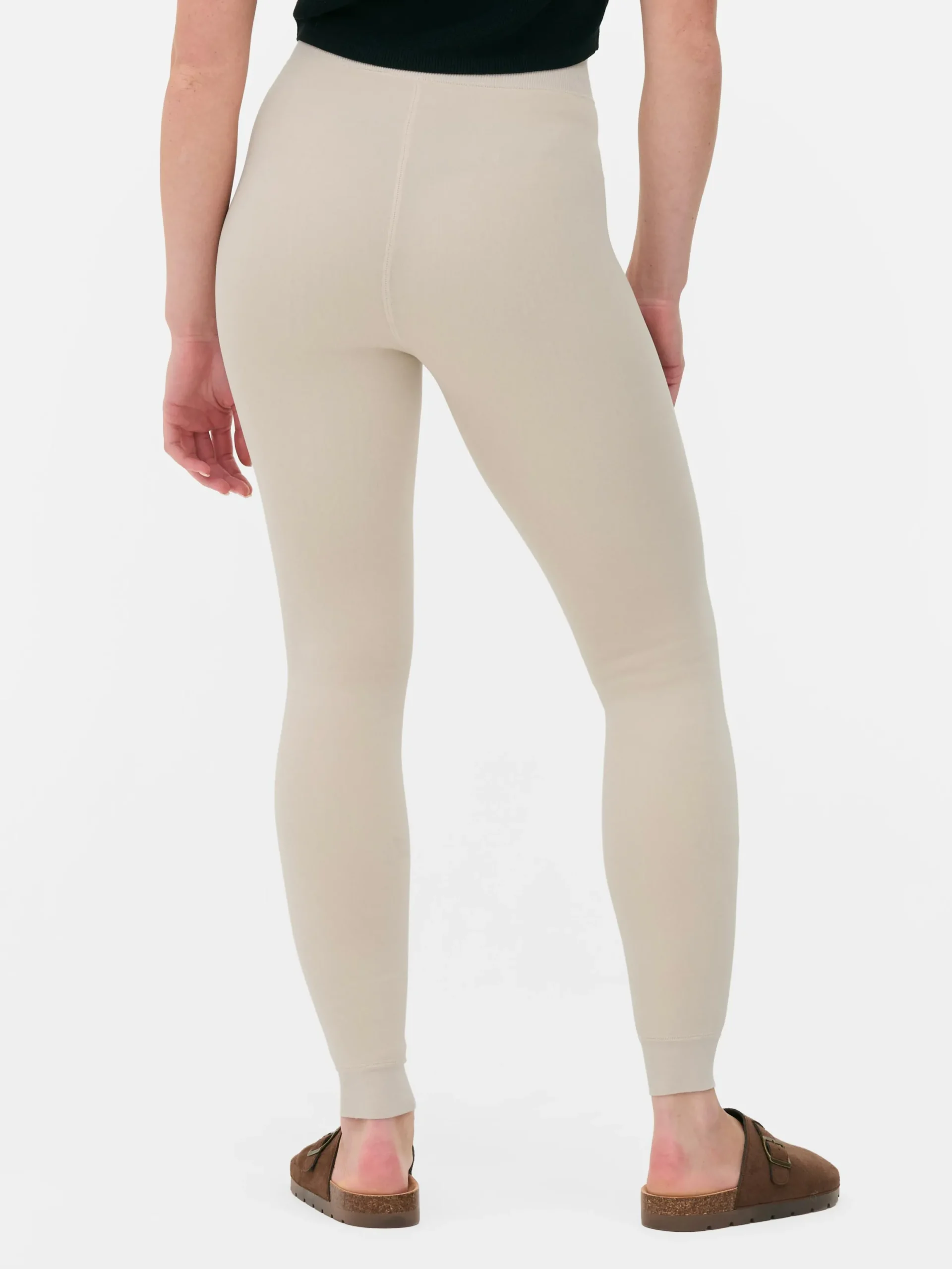 Collants|Pantalons Et Leggings|Primark Legging En Velours à Doublure Duveteuse Sable