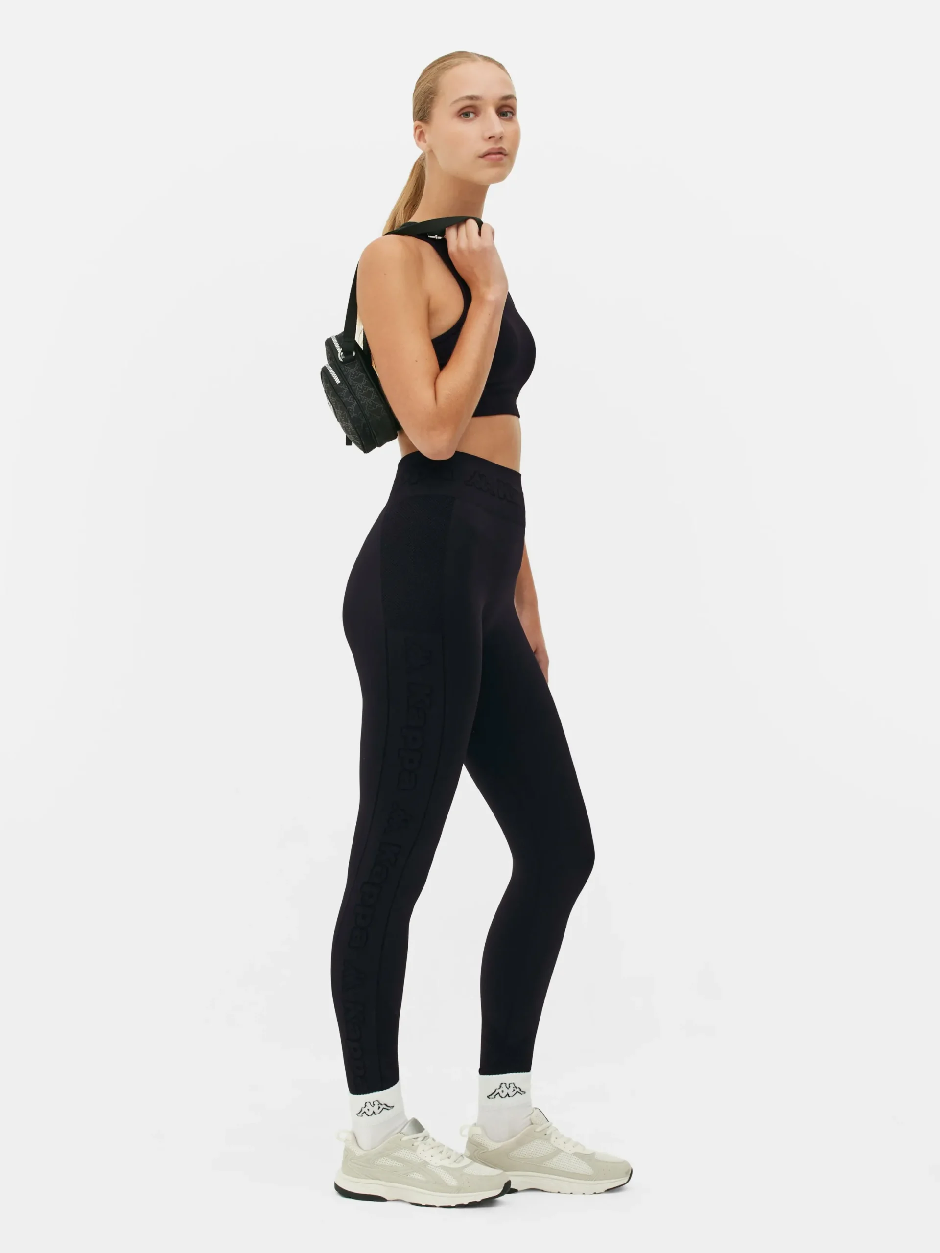 Vêtements De Sport|Primark Legging Sans Couture Kappa X Noir