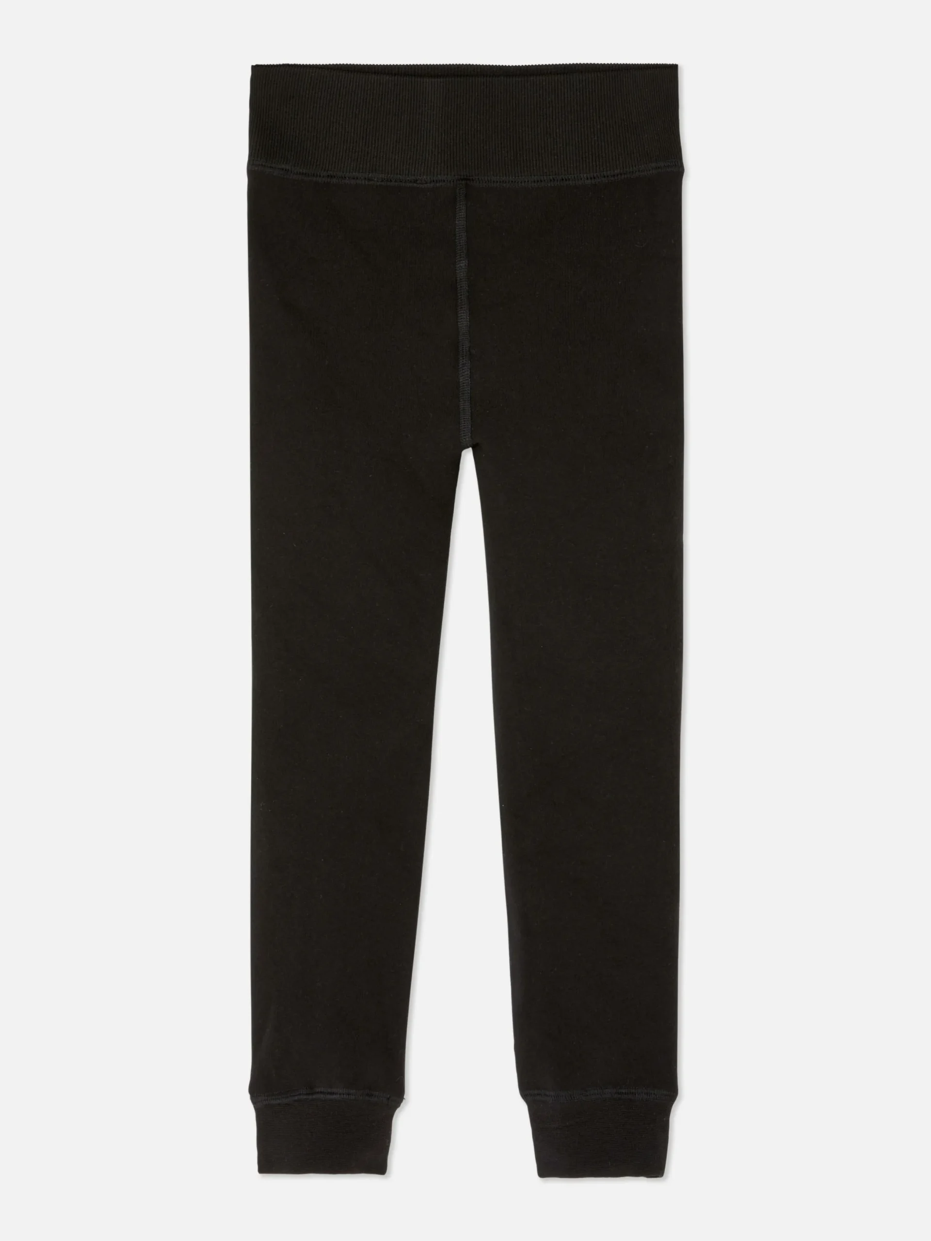 Sous-Vêtement|Primark Legging Thermique Doublé En Molleton Noir