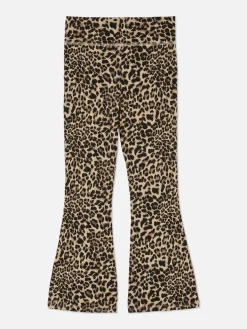 Pantalons Et Leggings|Primark Legging évasé à Imprimé Léopard Multicolore
