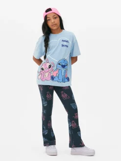 Bas De Jogging|Primark Legging évasé Disney Lilo & Stitch Anthracite