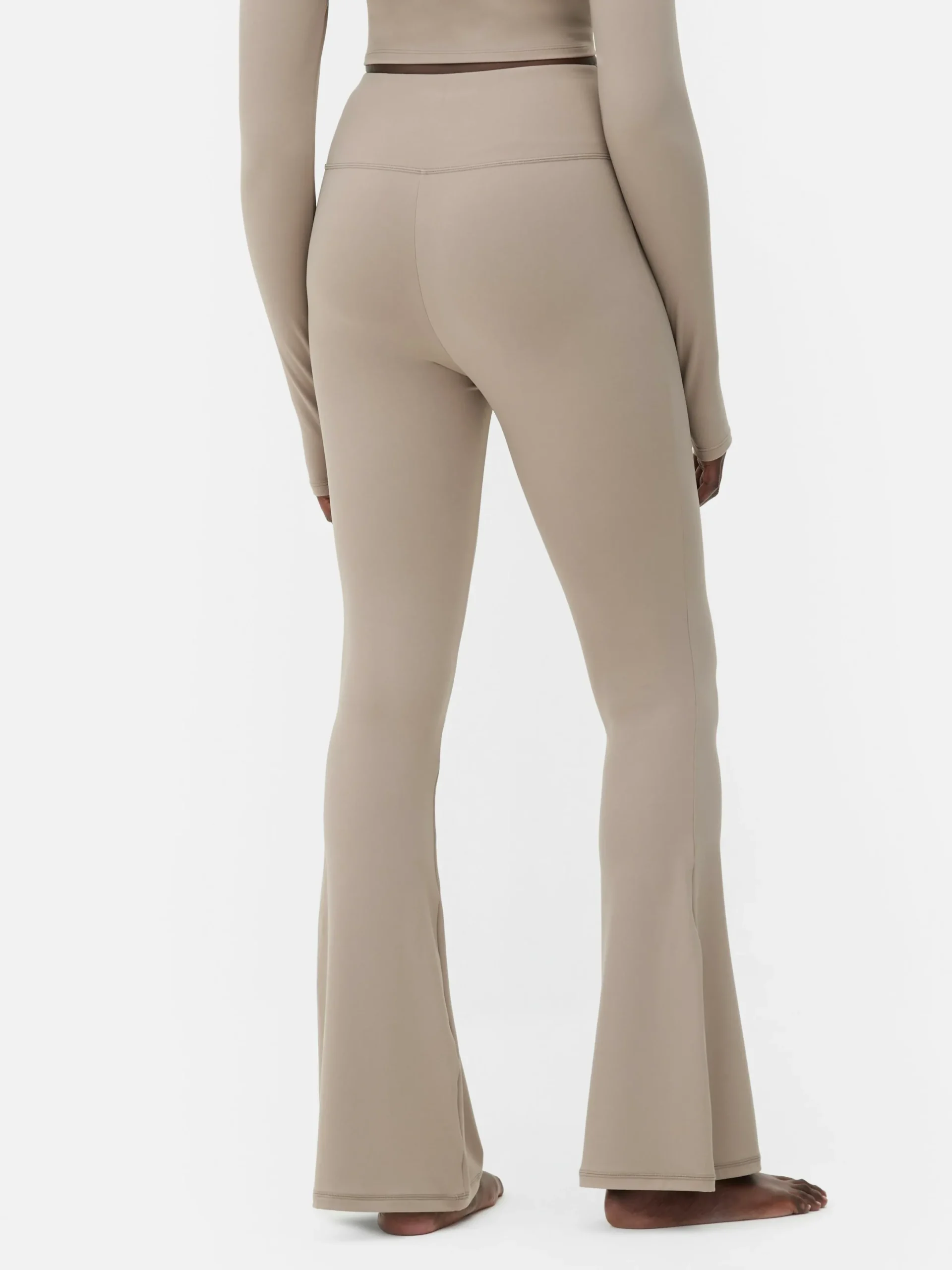 Vêtements De Sport|Primark Legging évasé En Tissu Ultra-doux Rita Ora Fauve