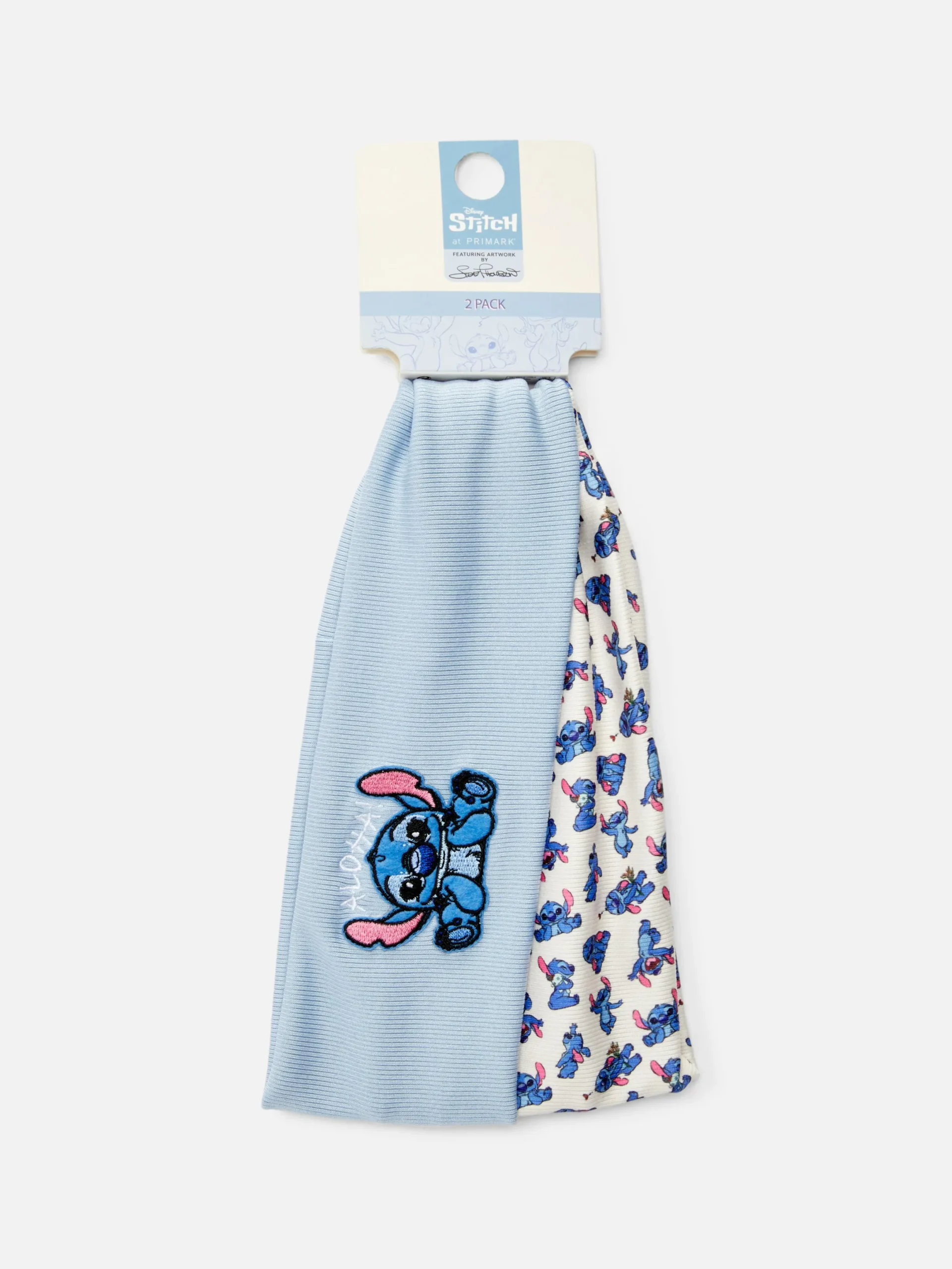 Accessoires Cheveux|Primark Lot De 2 Bandeaux Stretch Disney Lilo & Stitch Multicolore