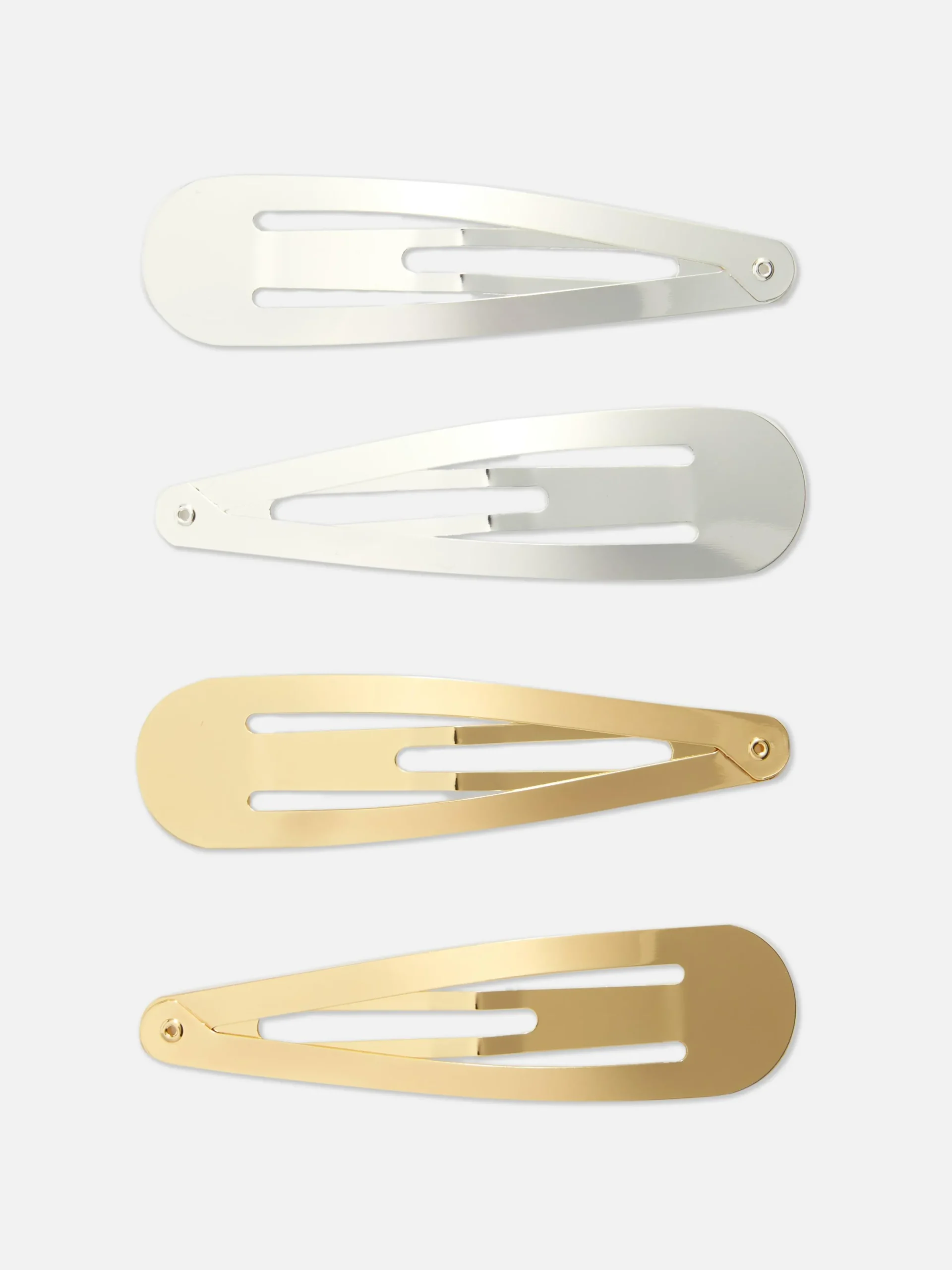 Accessoires Cheveux|Primark Lot De 4 Barrettes En Métal Multicolore