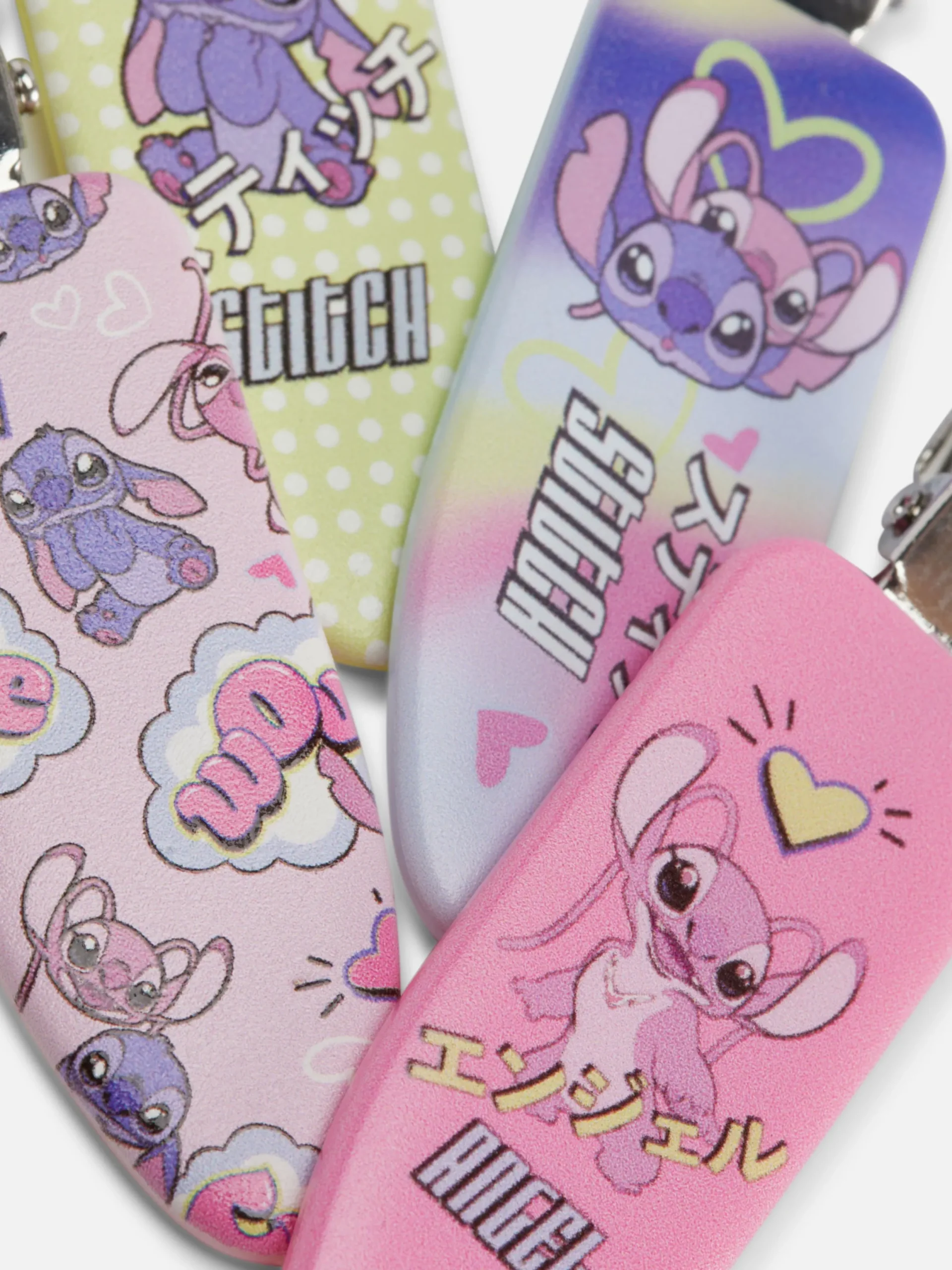 Accessoires Cheveux|Primark Lot De 4 Barrettes Sans Marque Disney Lilo & Stitch Multicolore