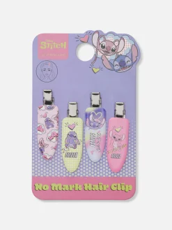 Accessoires Cheveux|Primark Lot De 4 Barrettes Sans Marque Disney Lilo & Stitch Multicolore