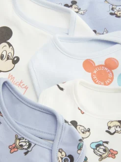 Alimentation Et Sevrage|Primark Lot De 5 Bavoirs Disney Mickey Mouse & Co. Bleu