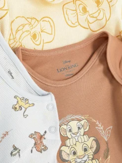 Bodies Et Debardeurs|Primark Lot De 3 Bodys Disney Le Roi Lion 30e Anniversaire Multicolore