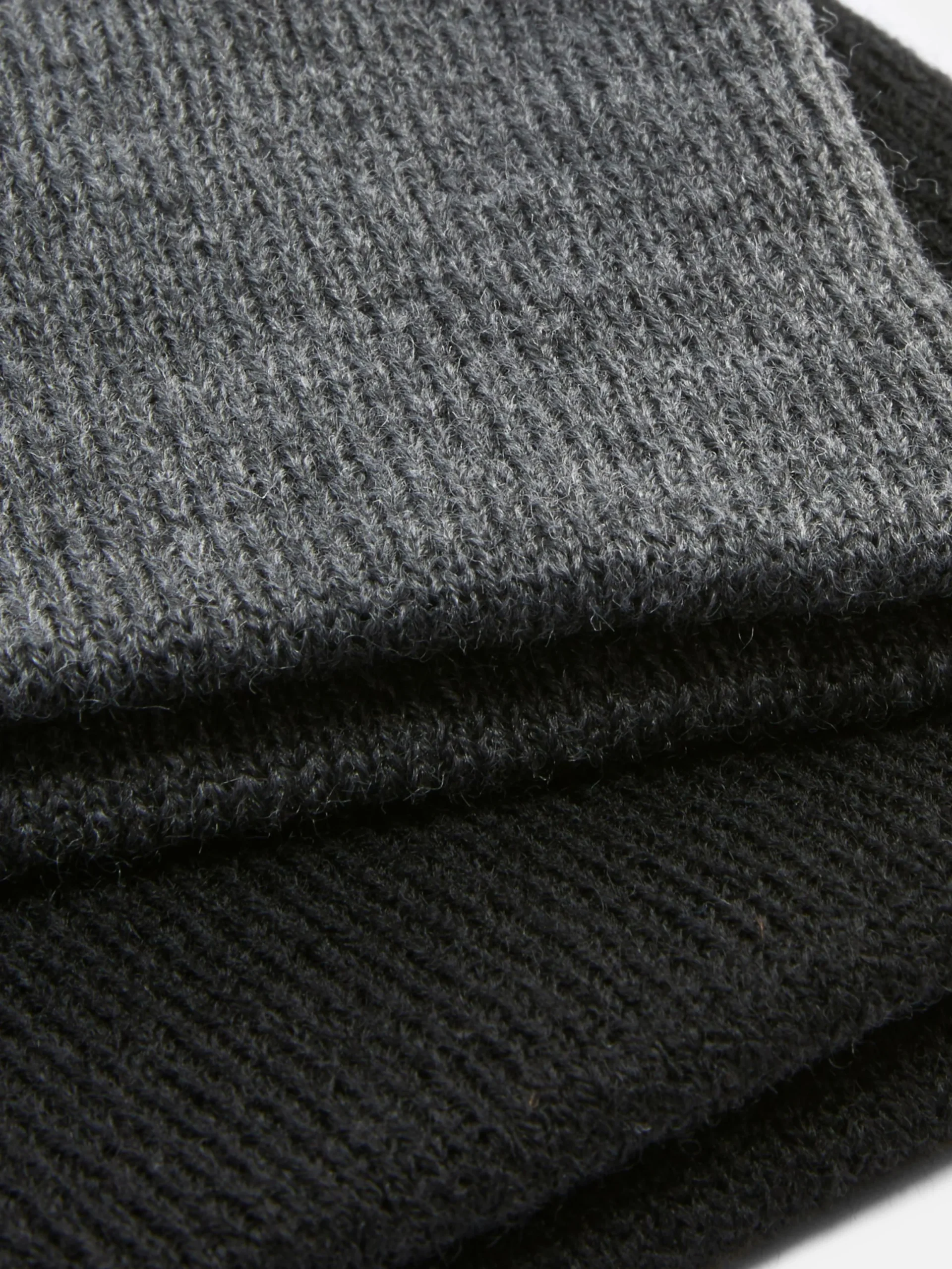 Chapeaux, Gants Et Écharpes|Primark Lot De 2 Bonnets En Maille Fine Noir