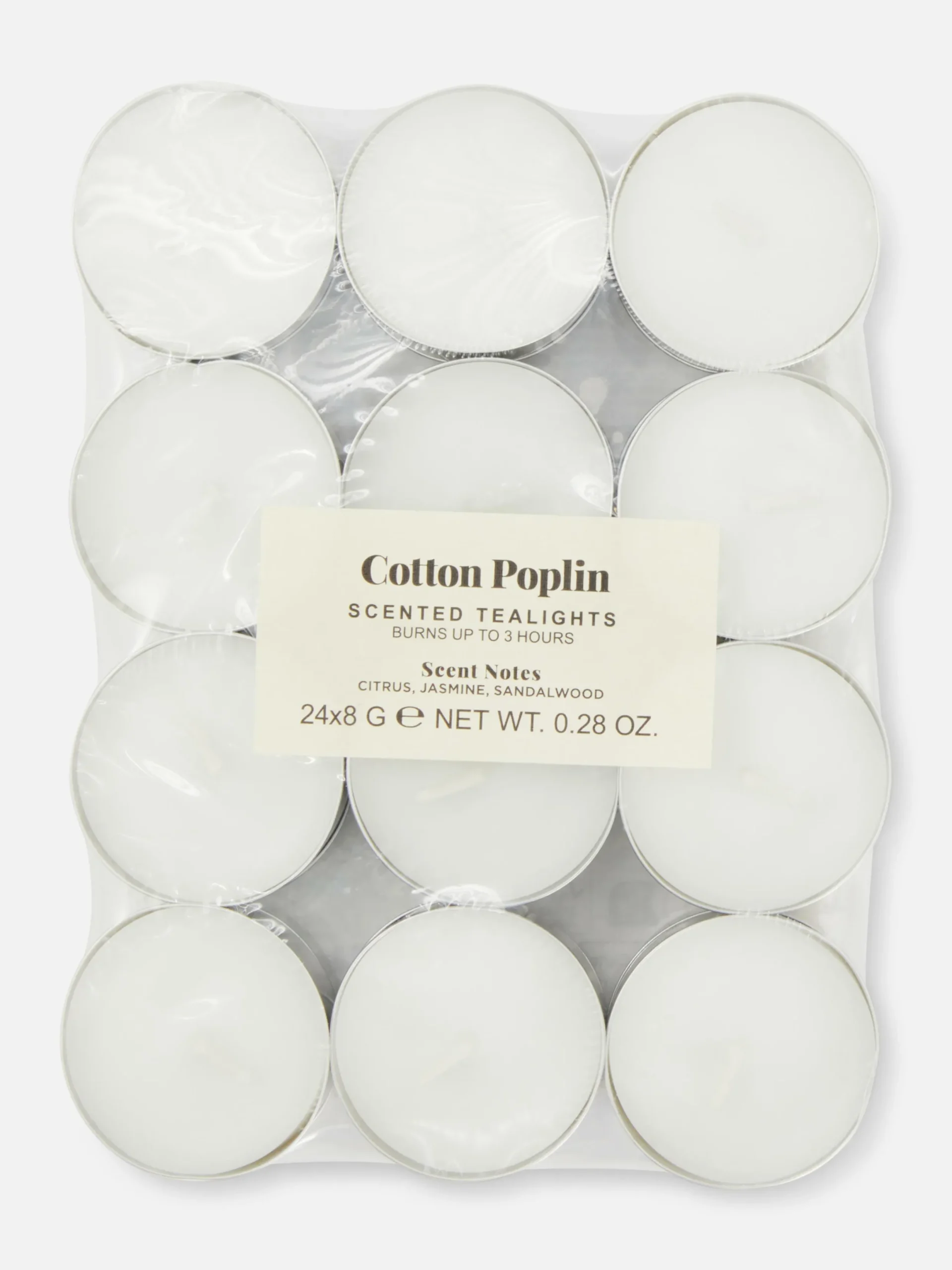 Parfums D'Ambiance|Primark Lot De 24 Bougies Chauffe-plat Blanc