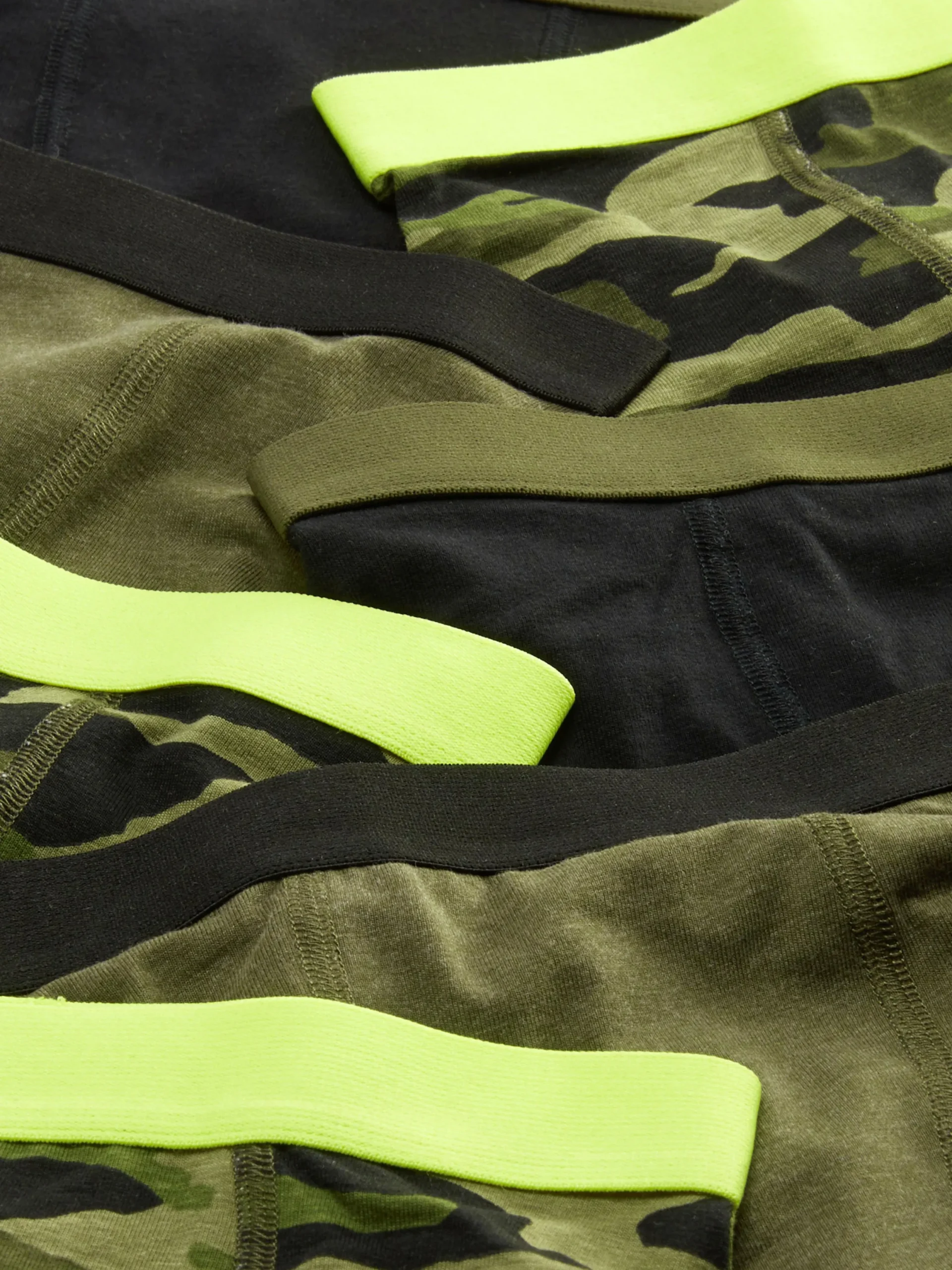 Sous-Vêtement|Primark Lot De 7 Boxers Camouflage Multicolore
