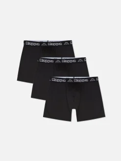 Sous-Vêtements|Vêtements De Sport|Primark Lot De 3 Caleçons Kappa X Noir