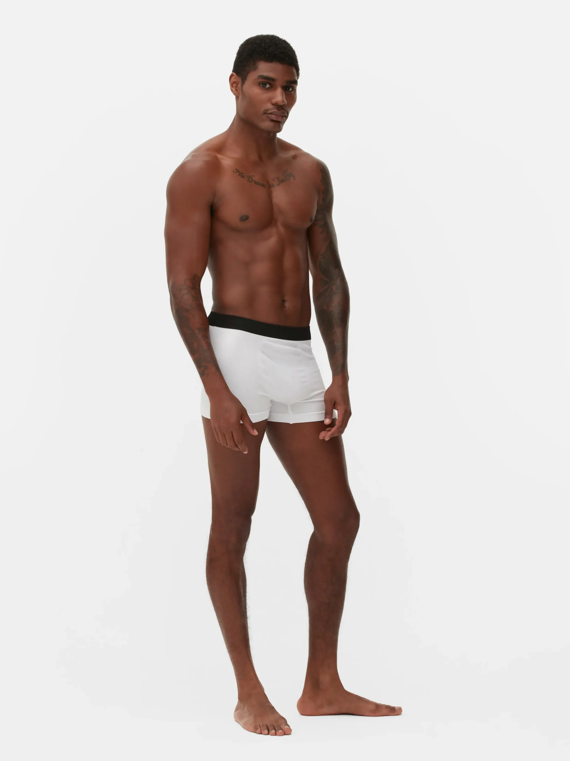 Sous-Vêtements|Primark Lot De 3 Caleçons Sans Couture Noir