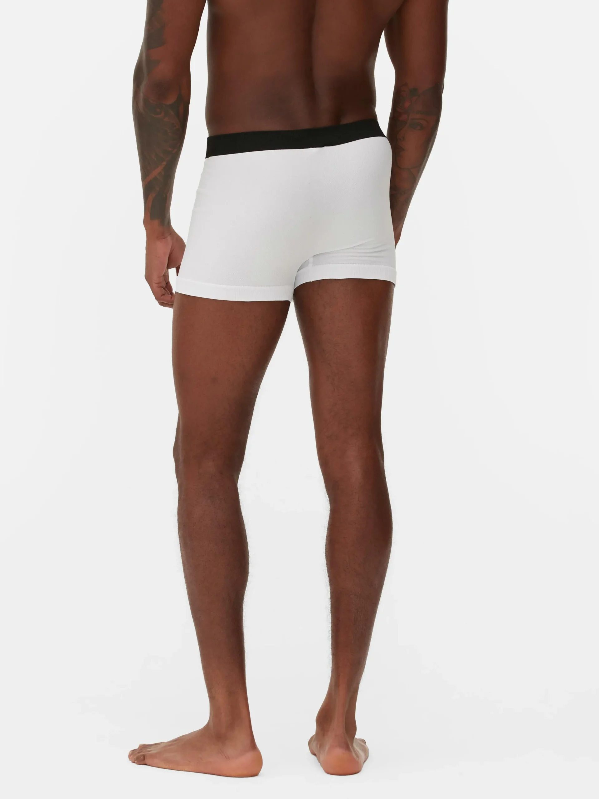 Sous-Vêtements|Primark Lot De 3 Caleçons Sans Couture Noir