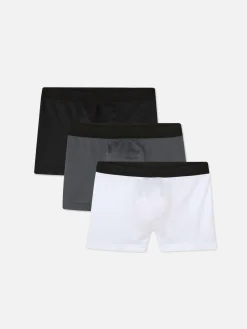 Sous-Vêtements|Primark Lot De 3 Caleçons Sans Couture Noir