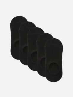 Chaussettes|Primark Lot De 5 Chaussettes Invisibles Essential Noir