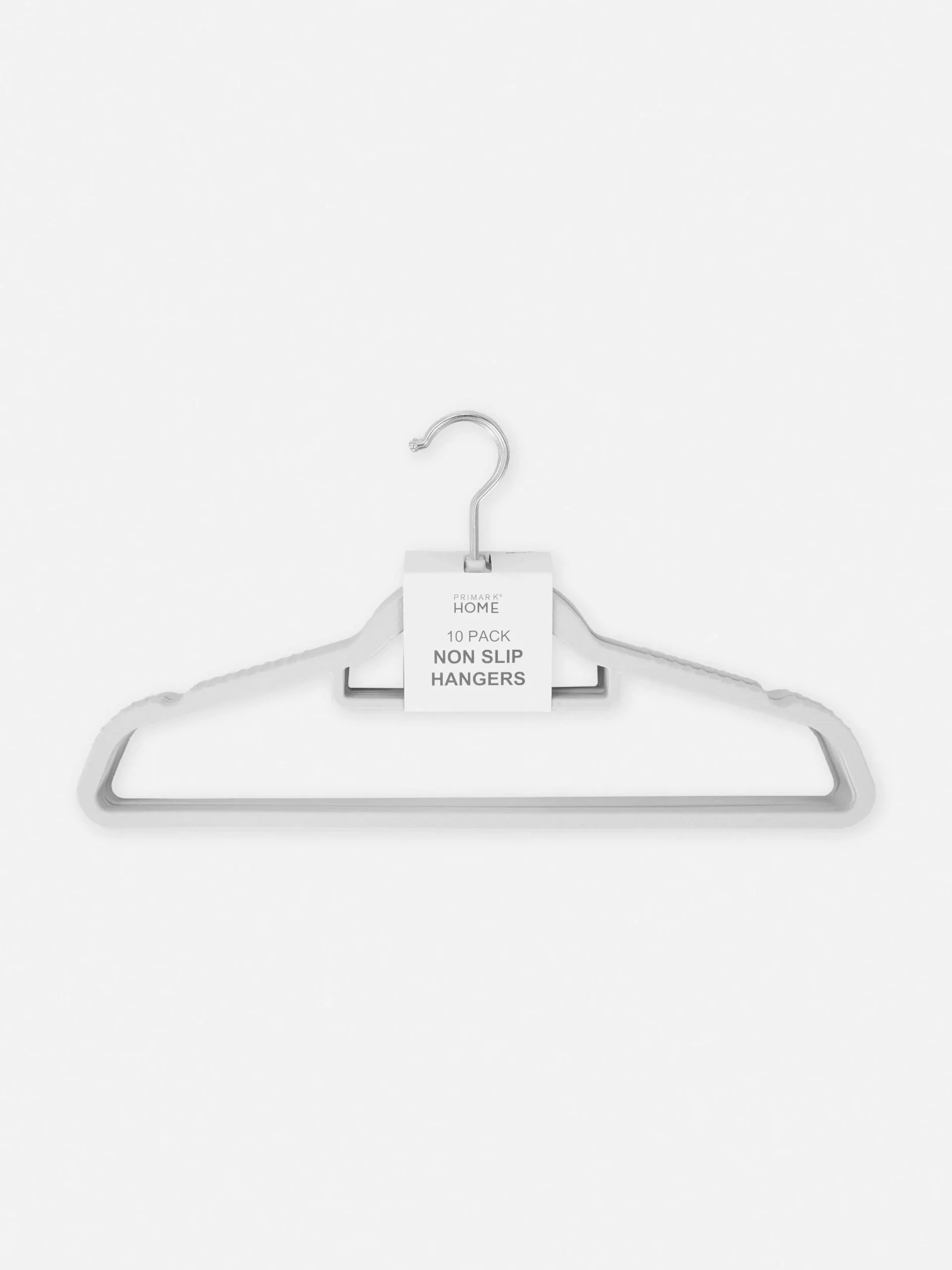 Solutions De Rangement Murales Et Cintres|Primark Lot De 10 Cintres Pour Vêtements Gris