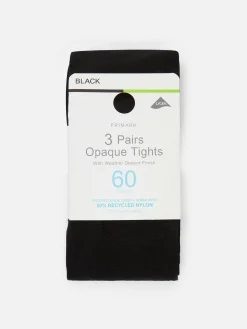 Collants|Primark Lot De 3 Collants Opaques 60 Deniers Noir
