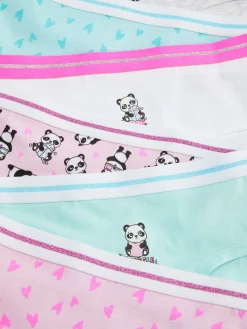 Sous-Vêtement|Primark Lot De 6 Culottes à Motif Panda Multicolore