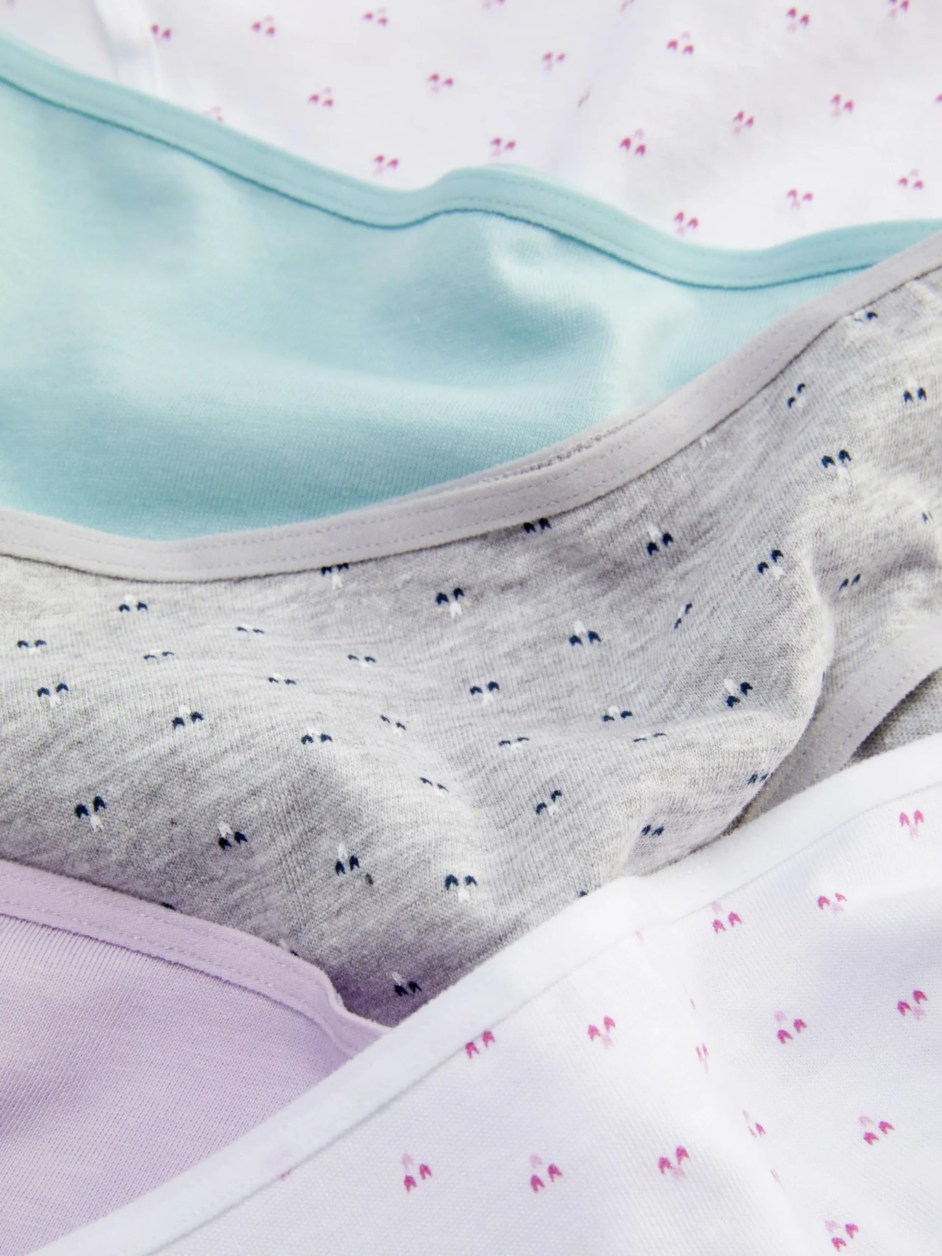 Culotte|Primark Lot De 5 Culottes Brésiliennes à Imprimé Tendance Lilas