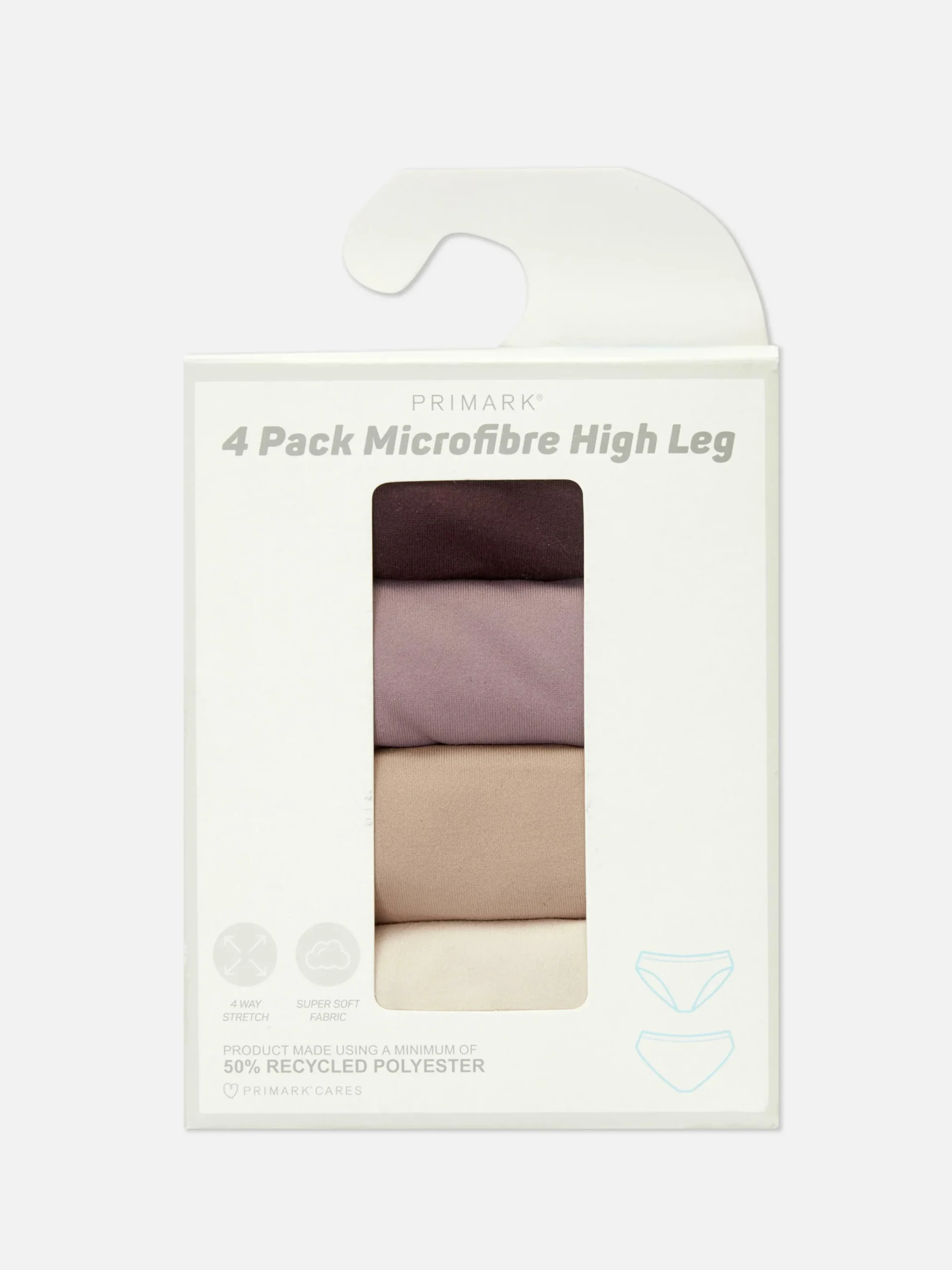 Culotte|Primark Lot De 4 Culottes échancrées Naturel