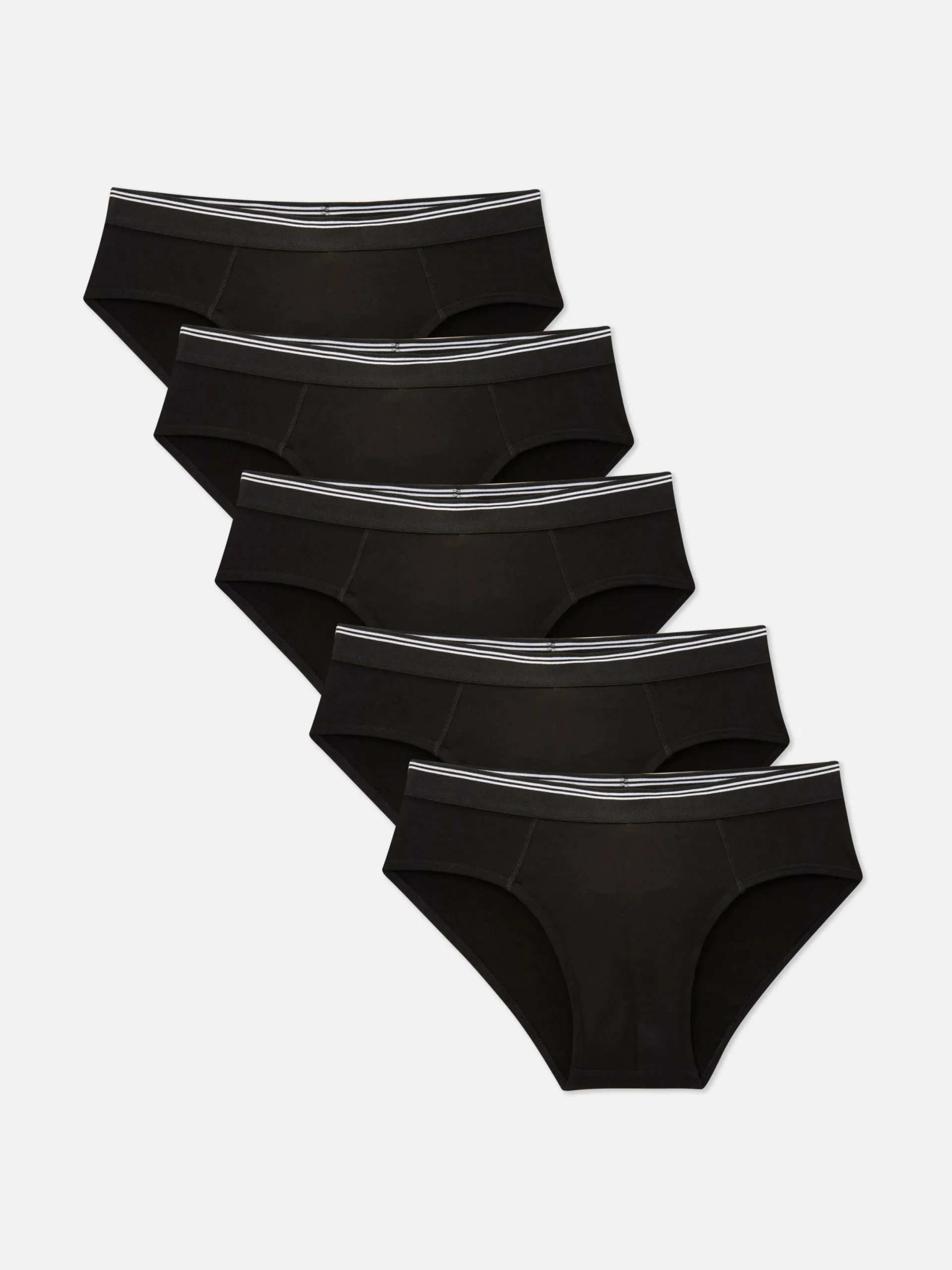 Sous-Vêtements|Primark Lot De 5 Culottes Classiques Noir