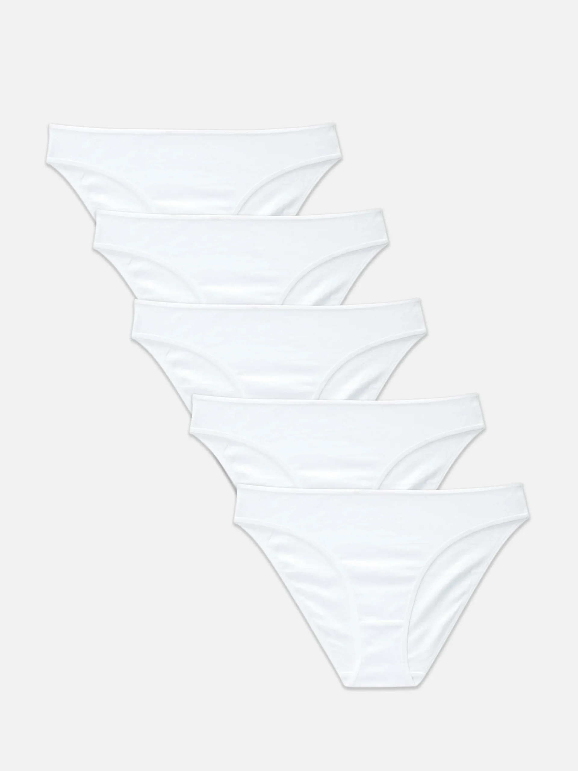 Culotte|Primark Lot De 5 Culottes Essential Blanc
