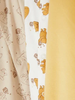 Grenouillères Et Gigoteuses|Primark Lot De 3 Grenouillères Disney Winnie L'ourson Gris