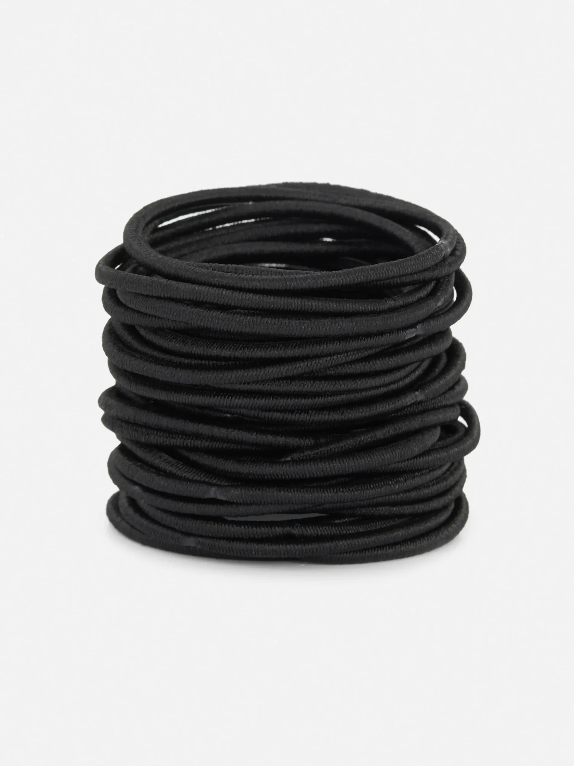Accessoires Cheveux|Primark Lot De 60 élastiques Fins à Cheveux Noir